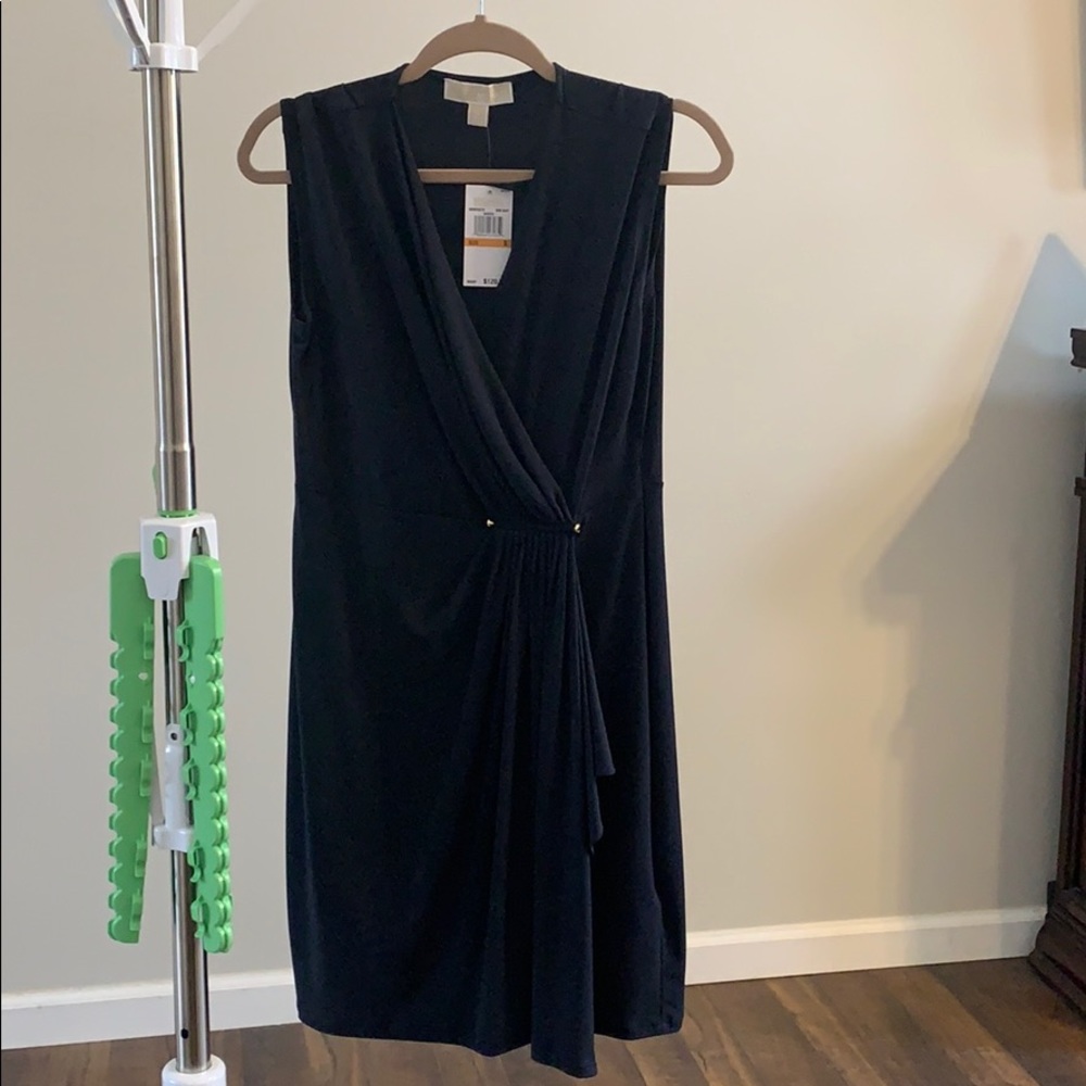 Michael Kors. Dark Navy sleeveless dress. Small